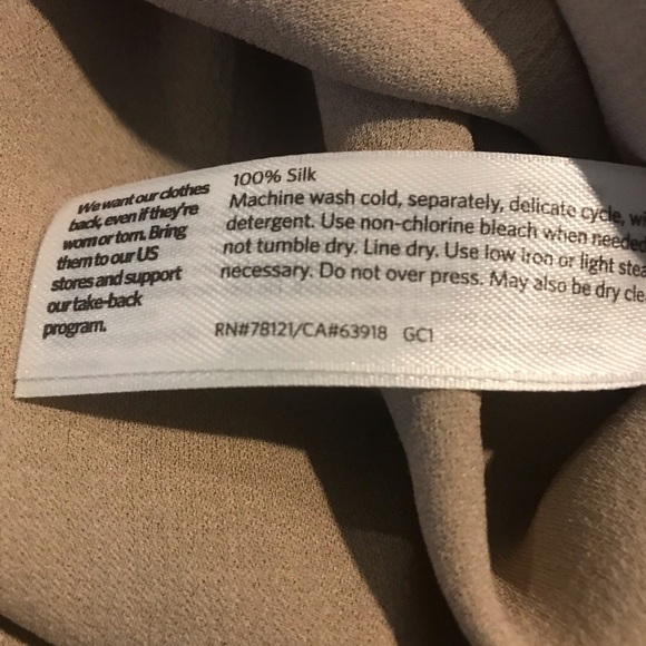 Eileen Fisher Tan Blouse - Picture 9 of 16